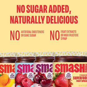 Chia Smash Upcycled Fruit ingredients emphasize sustainability and nutrition