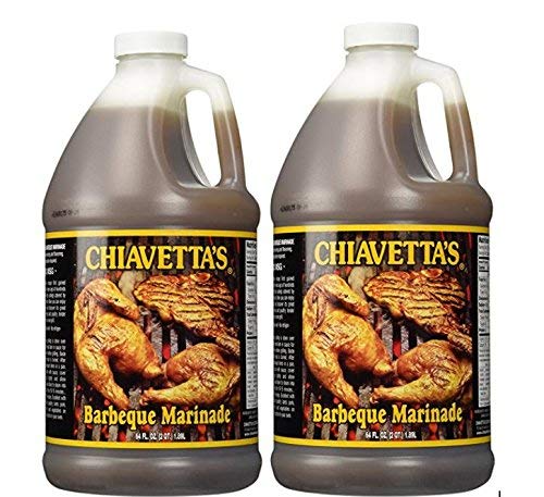 Chiavetta's BBQ Chicken Marinade bottle ready for grilling.