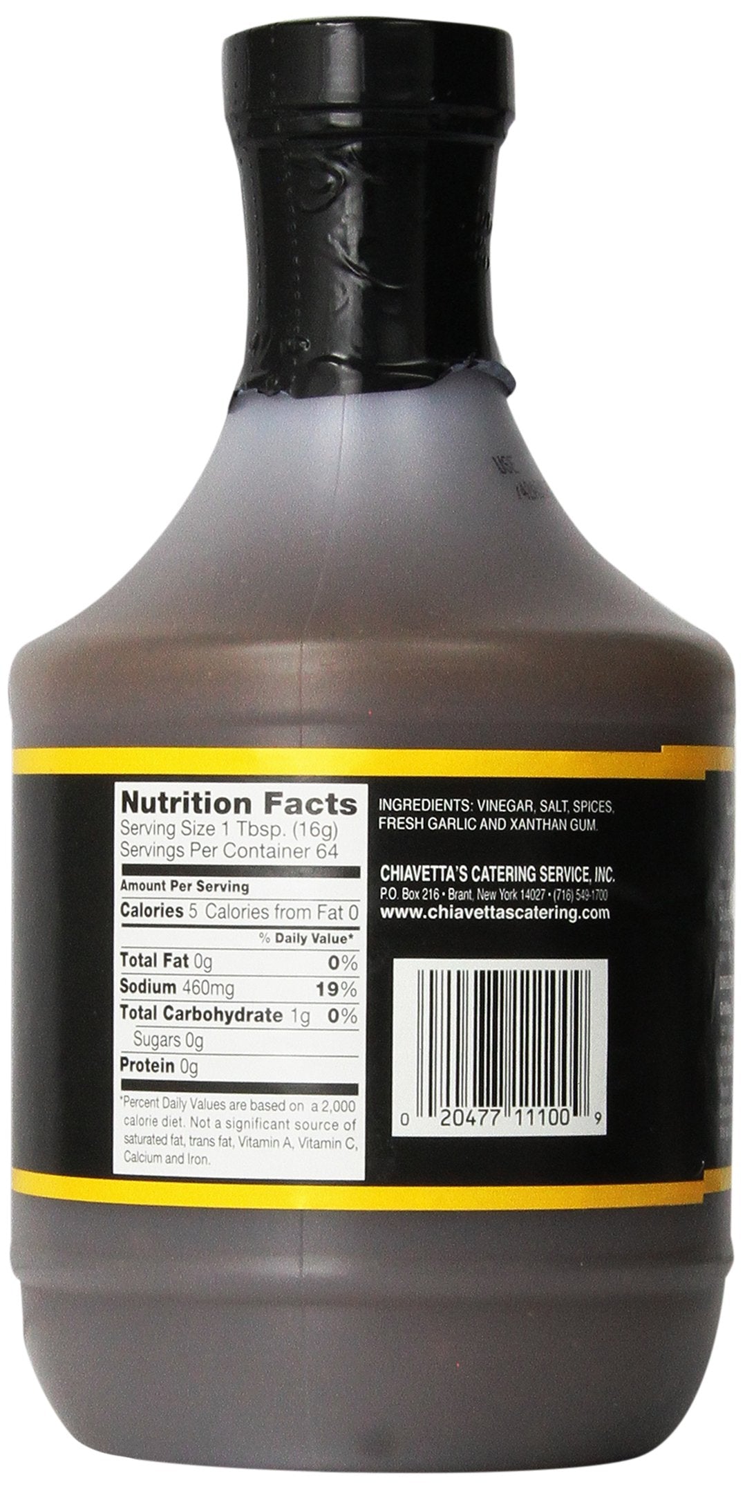 Chiavetta's Buffalo's Own BBQ marinade pour-over action, ideal for elevating flavor on fish and vegetables.