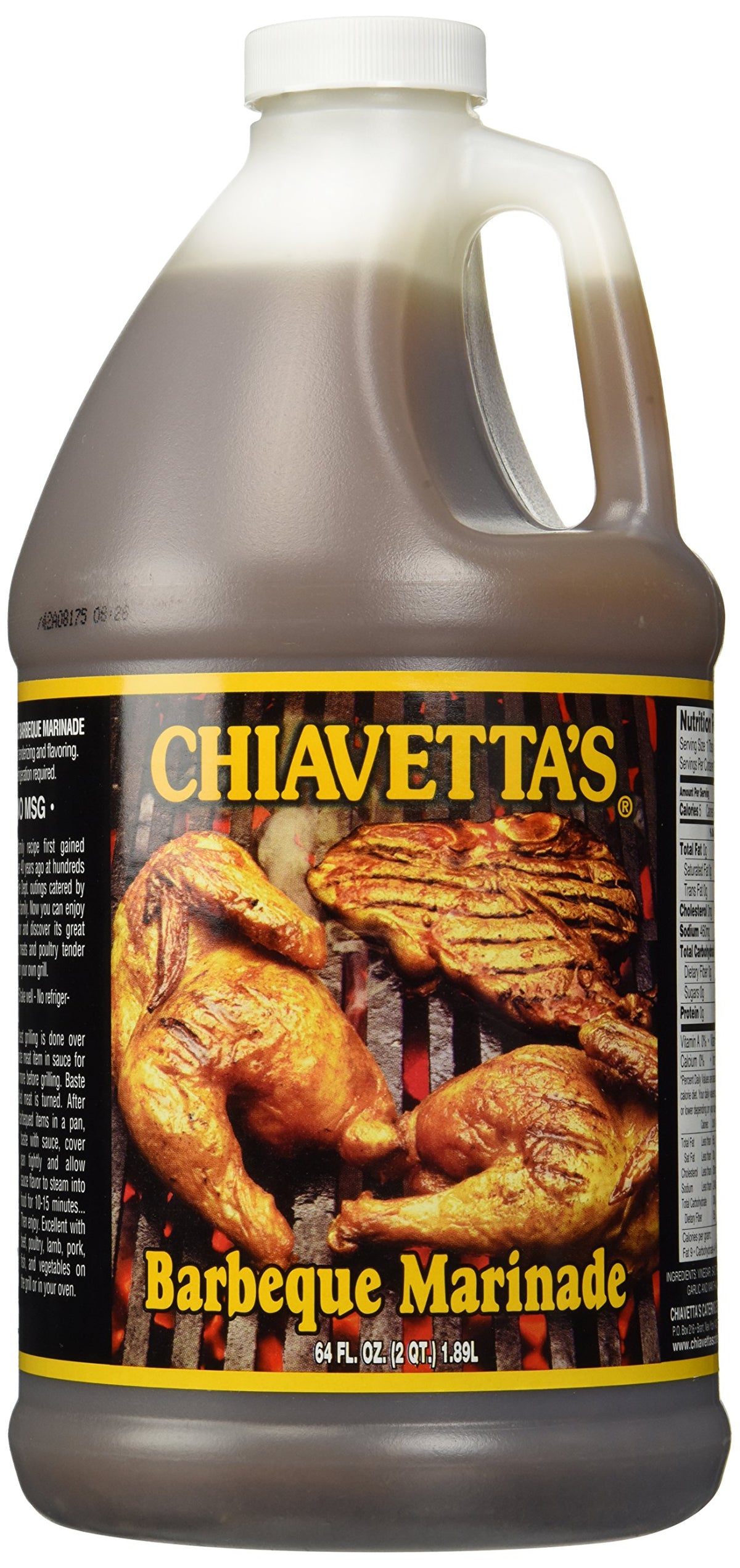 Chiavetta's Buffalo's Own Marinade bottle for flavorful chicken prep.