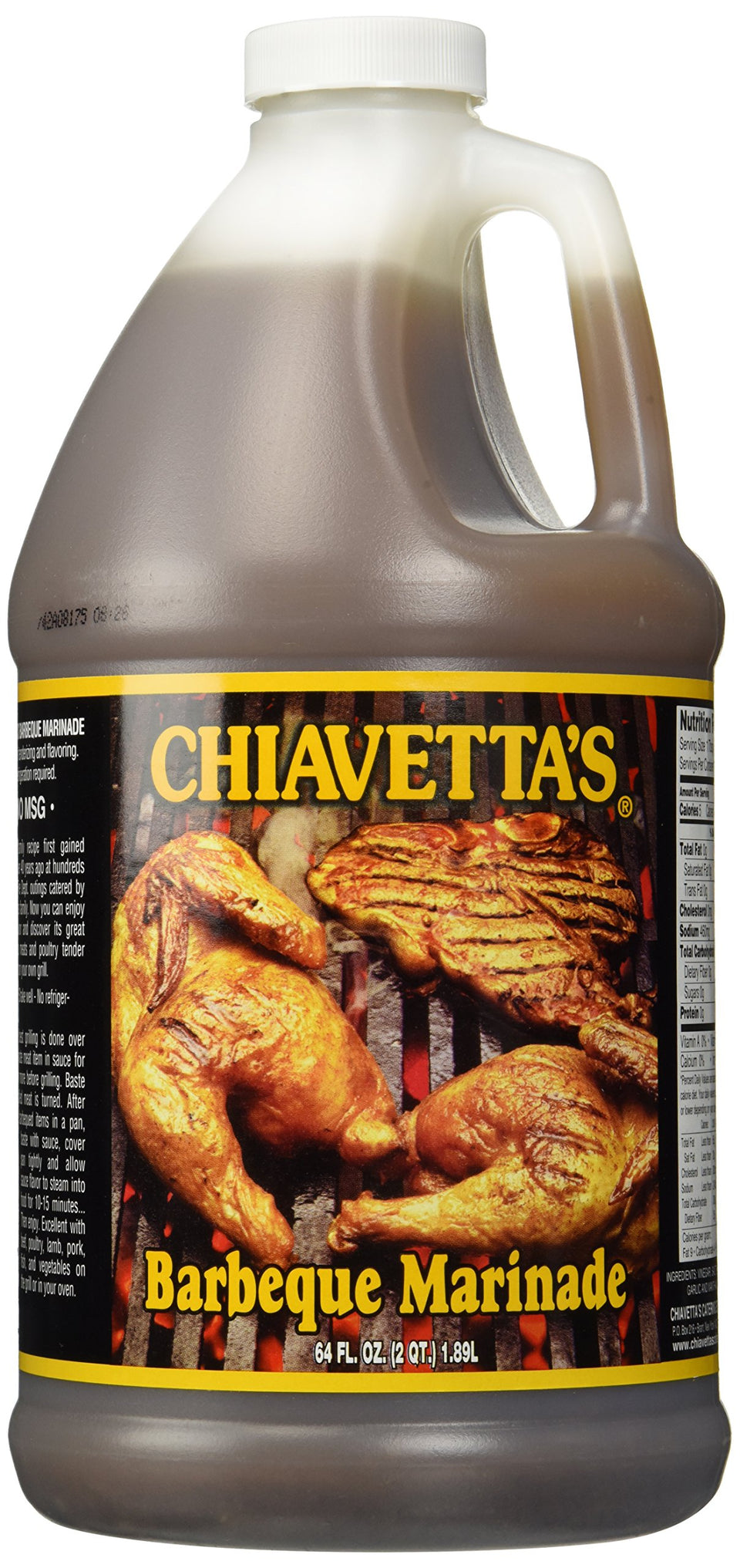 Chiavetta's Buffalo's Own Marinade bottle for flavorful chicken prep.