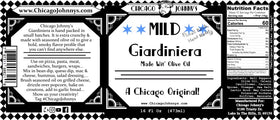 Chicago Johnny's gift-ready giardiniera in a decorative jar