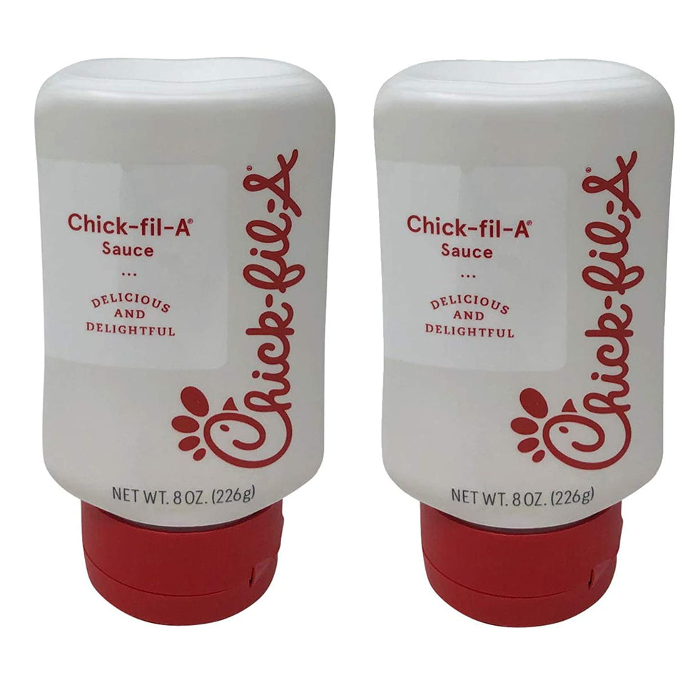 Chick-Fil-A sauce 8 oz bottle, 2-pack, ideal for dipping and drizzling