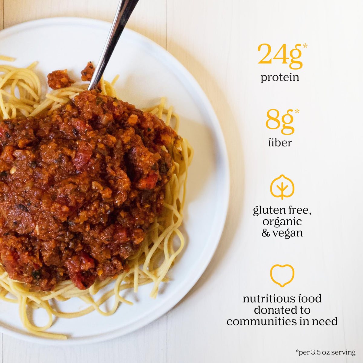 Chickapea Organic Chickpea Pasta cooked al dente, kid-friendly texture
