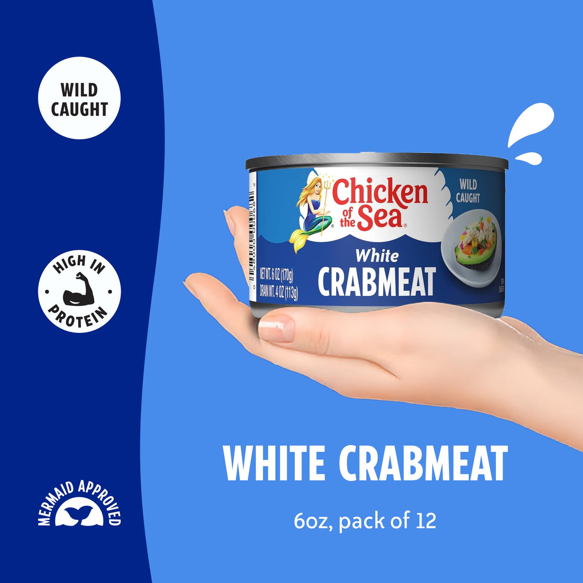Chicken of the Sea crab meat dish in soup highlights protein and flavor