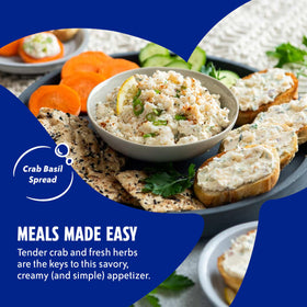 Chicken of the Sea crab meat for crab cakes offers easy, protein-rich results