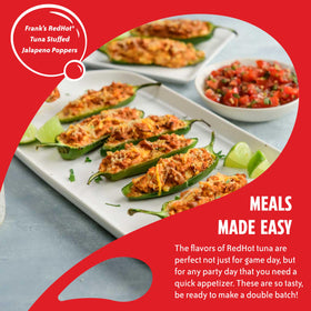 Buffalo dip pairing with Frank's RedHot tuna for bold flavor combinations