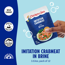 Bulk 12-pack of Chicken of the Sea crabmeat for pantry stock