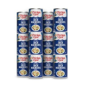 Chicken of the Sea Jack Mackerel in Brine can offering protein-rich nutrition.