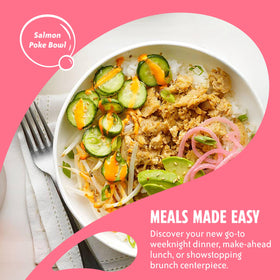 Chicken of the Sea pink salmon, 15 g protein per pouch.