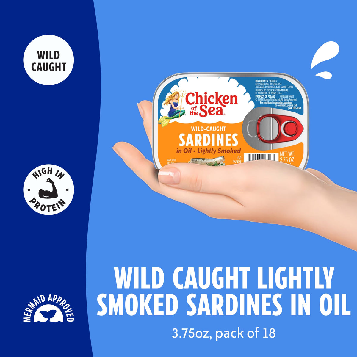 Chicken of the Sea protein-rich sardines in oil – perfect boost for keto and Mediterranean meals