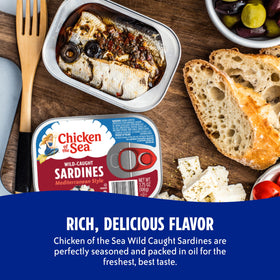 Sardines over a rice bowl for a balanced meal