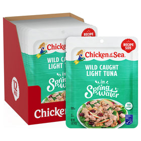 Chicken of the Sea tuna packet in spring water ideal for on-the-go protein