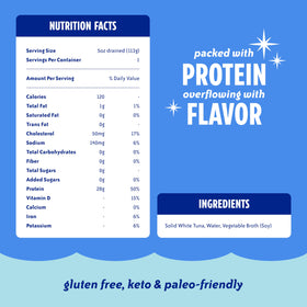 Chicken of the Sea tuna sandwich with albacore for protein-packed lunch.
