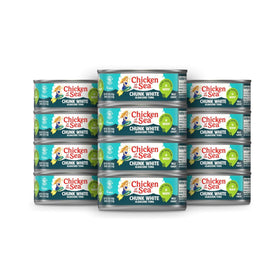 Chicken of the Sea albacore tuna in water can front label for quick meals