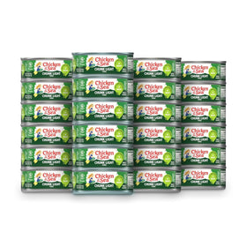 Chicken of the Sea wild-caught tuna in water 5oz can front view; high-protein option