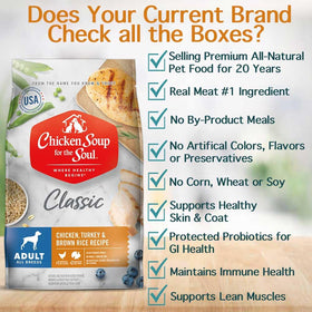 Chickensoup product image highlighting real chicken as the first ingredient for lean muscle support.