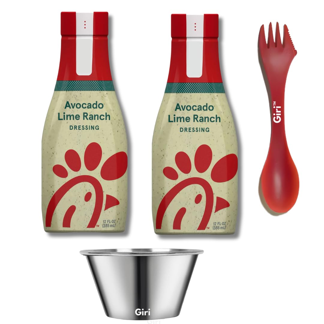 Chikfila Avocado Lime Ranch Dressing bottles ideal for quick salads and marinades.