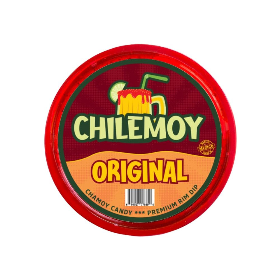 CHILEMOY Chamoy Rim Dip bottle ready for cocktails with authentic Mexican flavor.