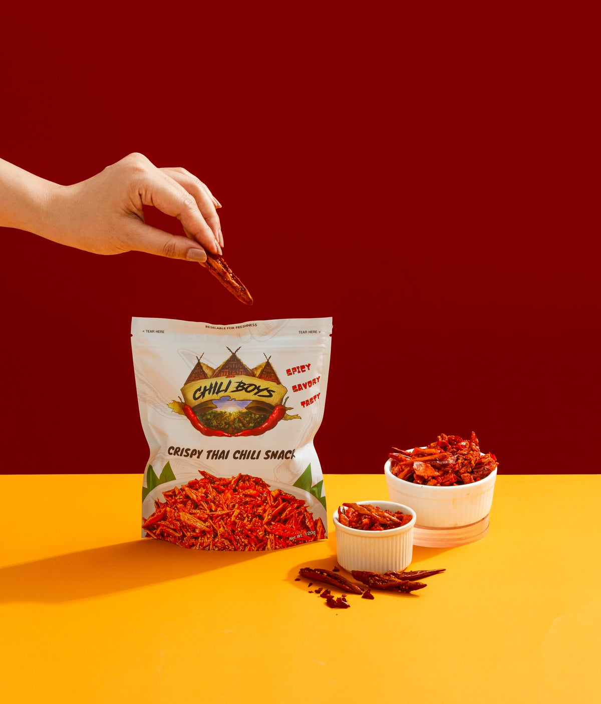 Chili Boys salad topping enhances texture and flavor