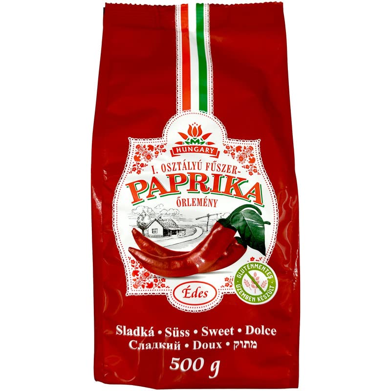 CHILI-TRADE Kft Hungarian Sweet Paprika packaging showcases Kalocsa origin for authentic flavor