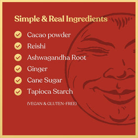 Chimes Calmer Cacao plated chews reveal ginger-chocolate flavor balance.
