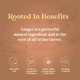 Chimes Ginger Chews Mango flavor close-up, tropical fruit hint.