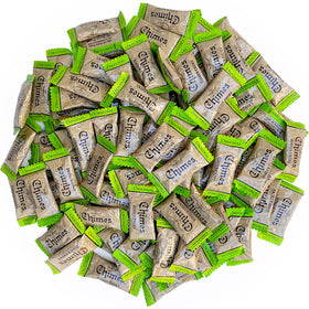 Chimes Original Ginger Chews bag displayed for convenient snacking.