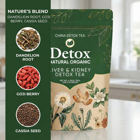 Caffeine-free China Detox Tea ideal for evening sipping.