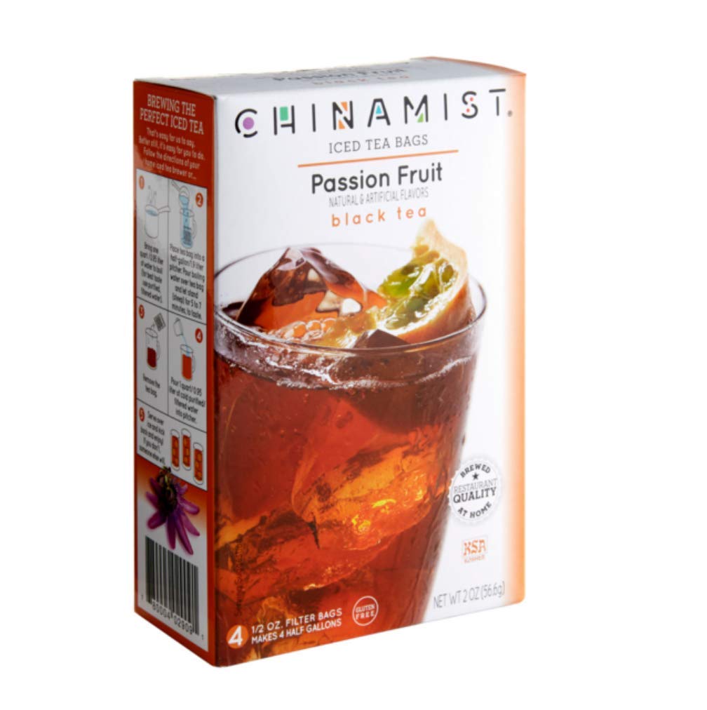 China Mist Passion Fruit packaging shown for convenient 3-pack value.