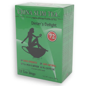 China Slim Tea Dieter's Delight tea bags in a box, perfect for daily ritual.