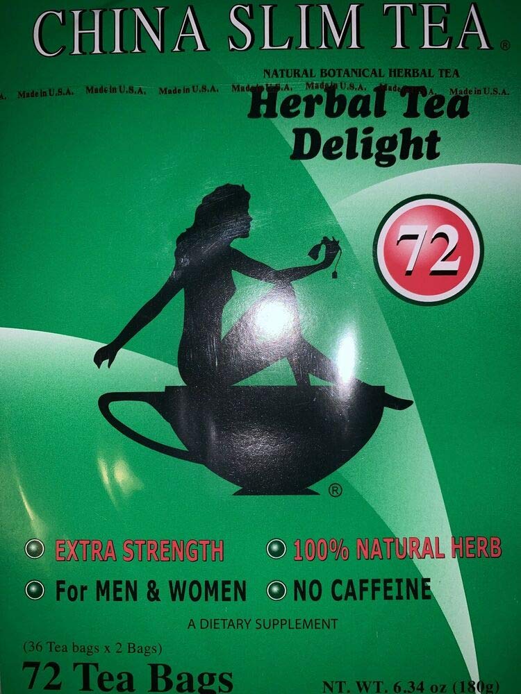 China Slim Tea Dieter's Delight tea bags ready to brew for soothing daily balance