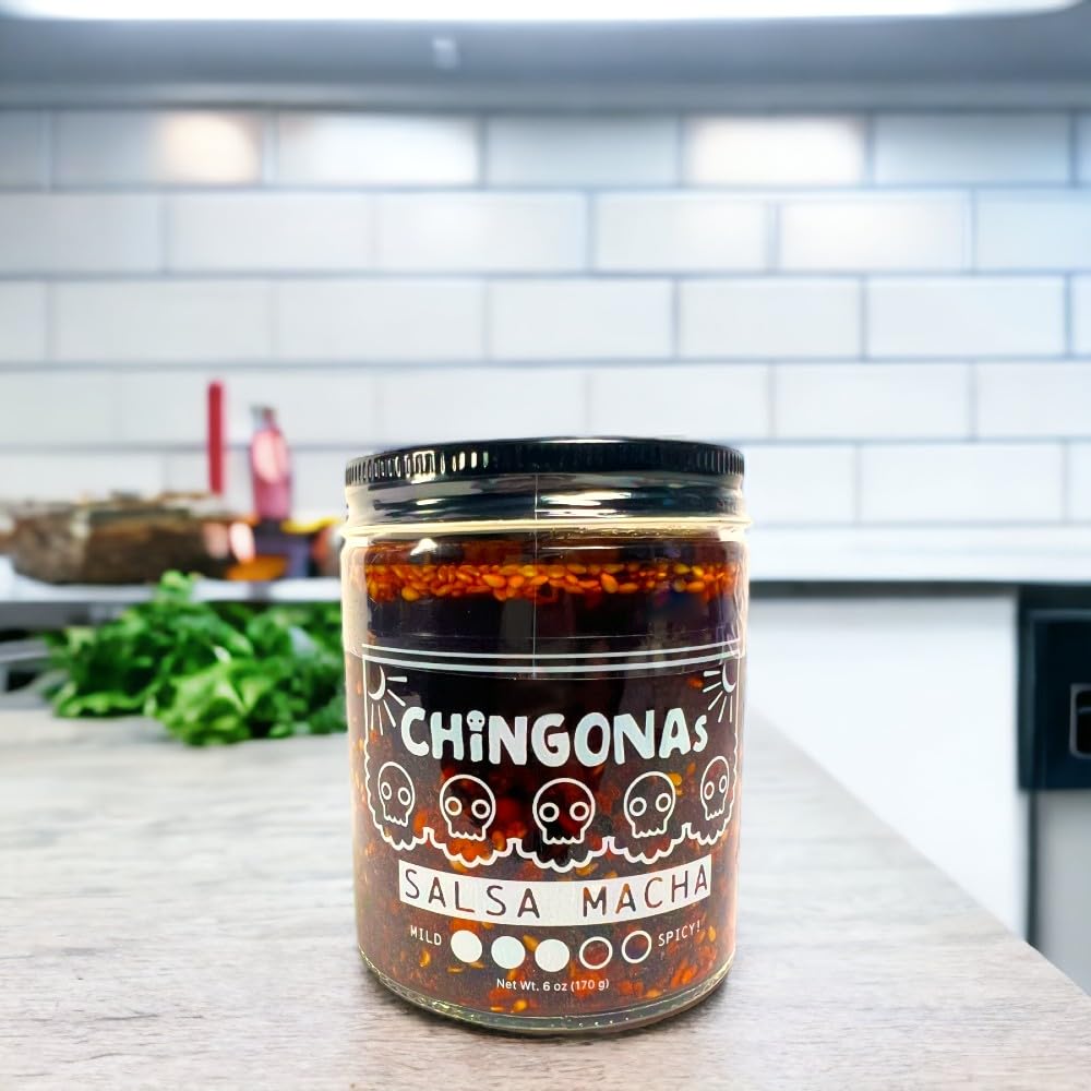 Salsa Macha in a bowl ready to elevate meals with crunch