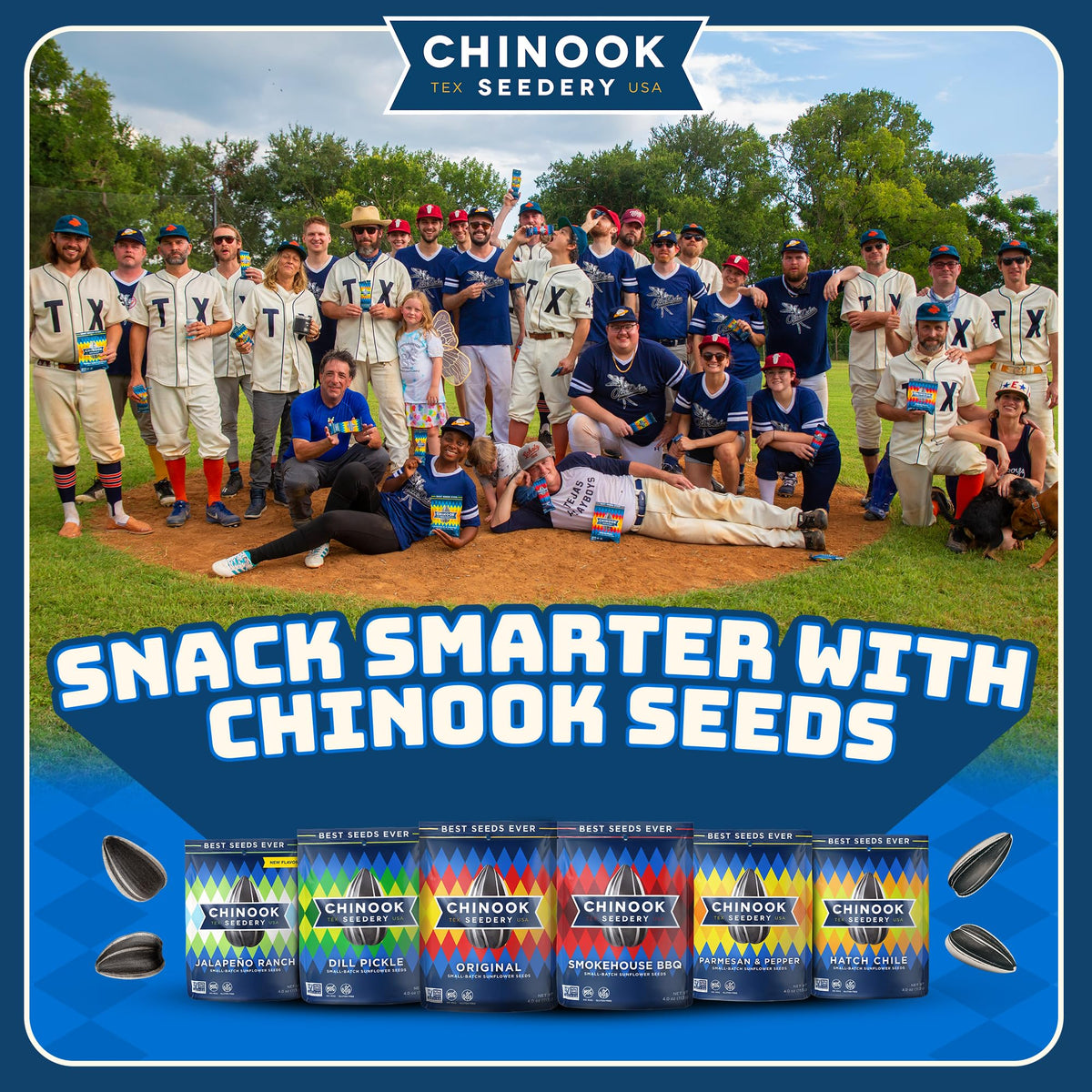 Chinook Seedery dugout snack area for baseball fans
