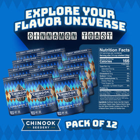 Chinook Seedery in-shell seeds ready to munch during travel