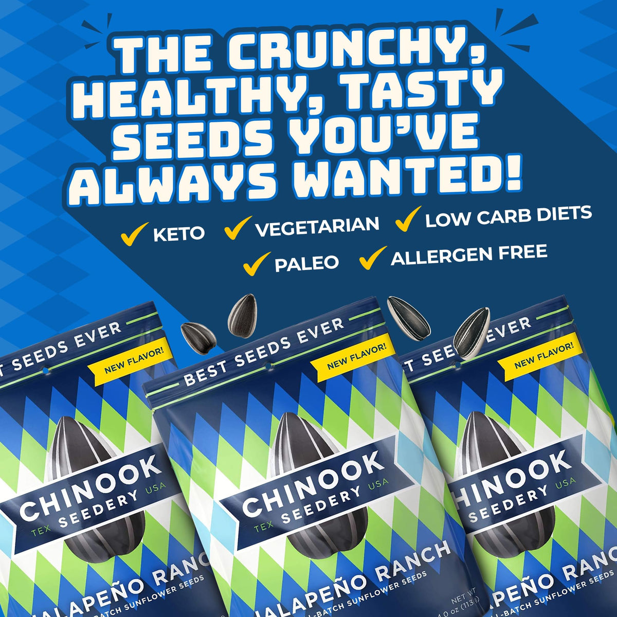 Chinook Seedery Keto-Friendly Snack, ideal for low-carb routines.
