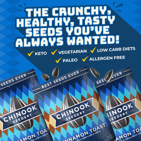 Chinook Seedery low-salt cinnamon toast flavor profile for tastier snacking