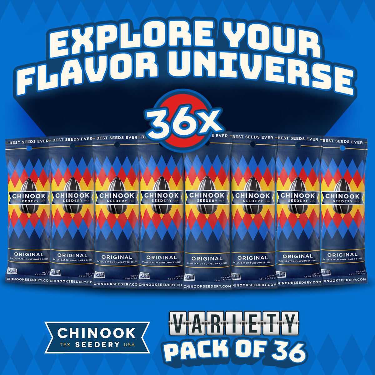 Chinook Seedery on-the-go snack pack ideal for travel