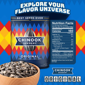 Chinook Seedery Original Pack in a bowl for salad or trail mix