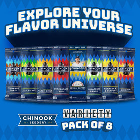 Chinook Seedery Parmesan & Pepper seeds offer bold, savory crunch