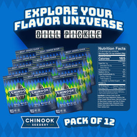 Chinook Seedery seeds in bowl emphasizing protein-rich, gluten-free snack.