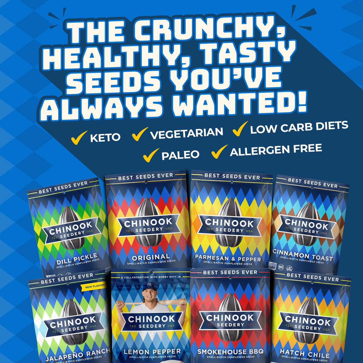 Chinook Seedery Hatch Chile seeds spice up snacks with bold flavor.