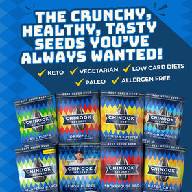 Chinook Seedery Hatch Chile seeds spice up snacks with bold flavor.