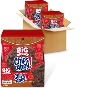 CHIPS AHOY! Big Chewy two caddies of 17.5 oz, grab-and-go snacking advantage.