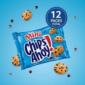 Crunchy CHIPS AHOY! Mini Original Cookies highlighting bite-sized texture for busy days.