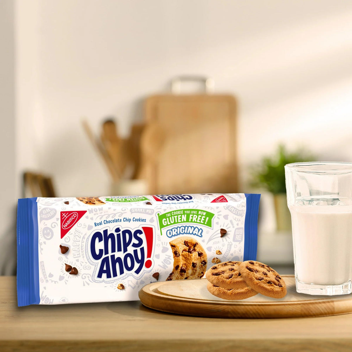 Chips Ahoy! on-the-go snack image suggests convenient craving satisfaction.