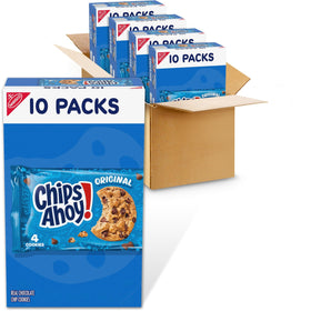 CHIPS AHOY! Original cookies pack front view, grab-and-go snack.