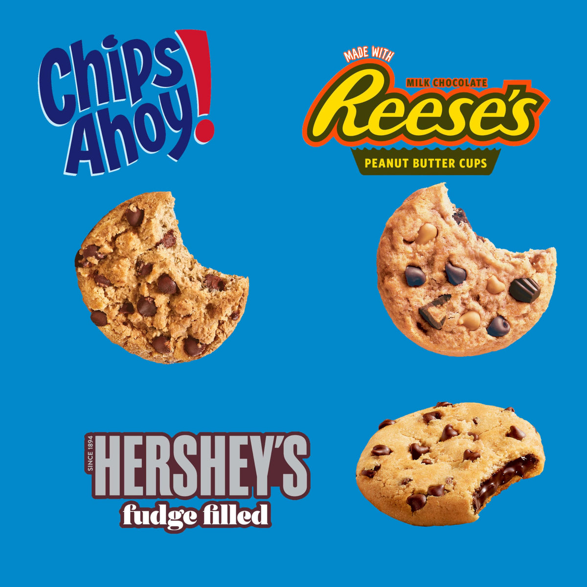 CHIPS AHOY! Two cookies per snack pack, convenient for school lunches and on-the-go