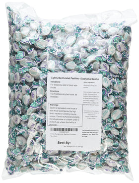 Chipurnoi eucalyptus menthol jujubes 2lb bag, bulk candy for gatherings and offices
