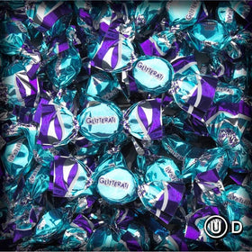 Chipurnoi Glitterati Deluxe Mints resealable pouch emphasizes freshness and portability.